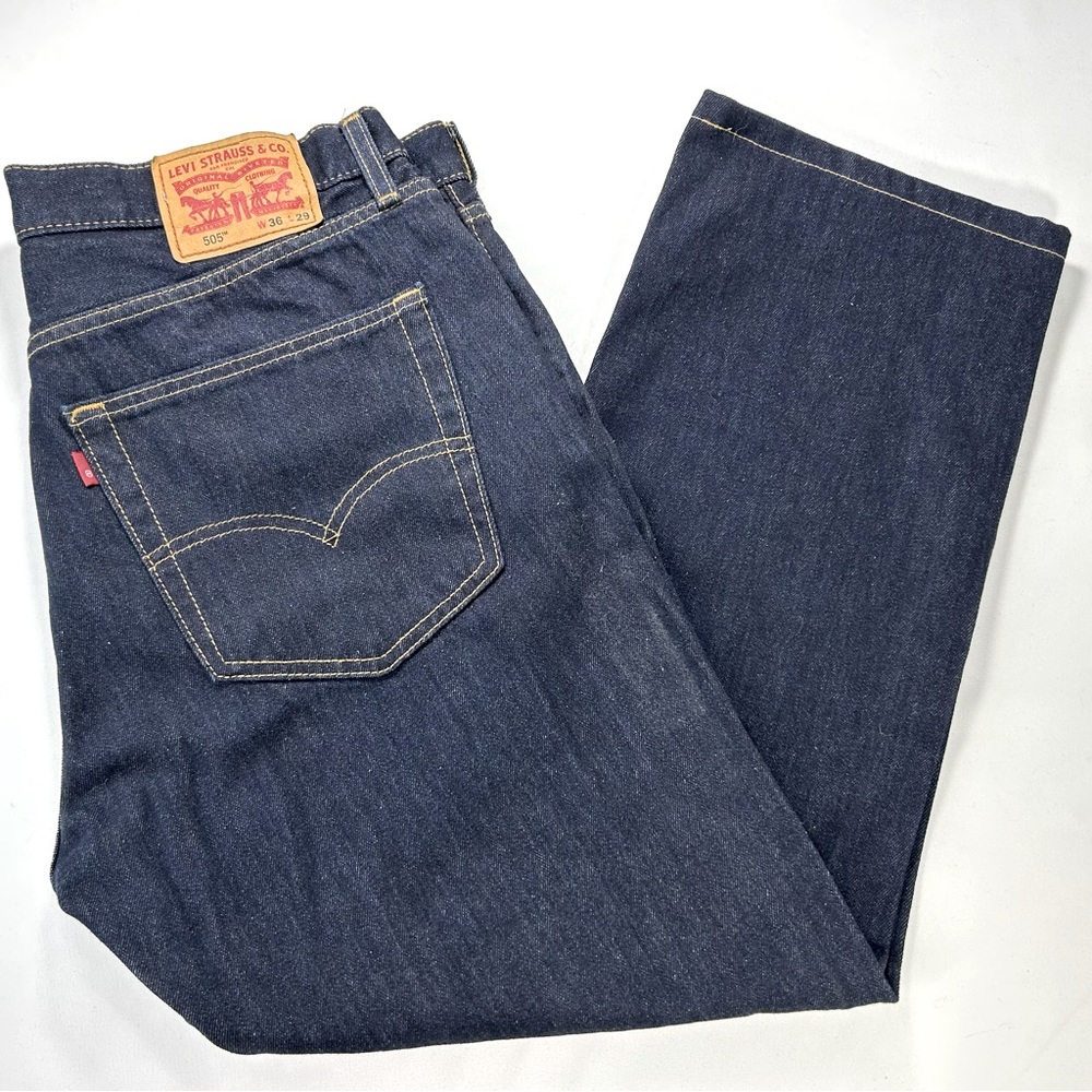 NWOT Levi’s 505 Regular Fit Jeans Size 36 X 29 - Picture 6 of 8